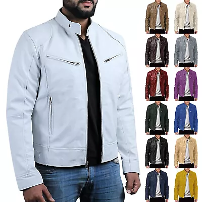 Buy Men Winter Leather Jacket Sport Tactical Jacket Combat Military Coat Outwear Top • 32.70£