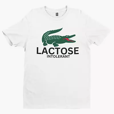 Buy Lactose Intolerant T-Shirt -Comedy Funny Gift Film TV Novelty Crocodile Adult • 7.19£