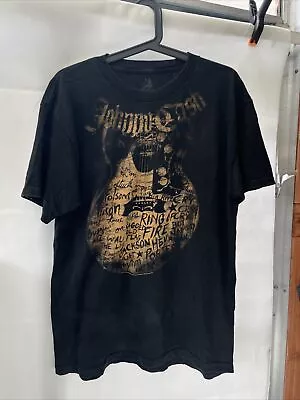 Buy Johnny Cash Original Country Rock N Roll Mens T-Shirt Size Large Zion 2011 • 14.99£