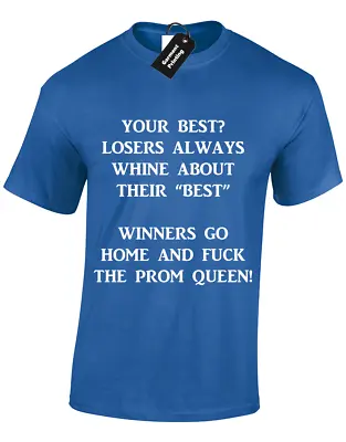 Buy Your Best Mens T Shirt The Rock Movie Quote Prom Queen Whine Cage Connery S- 5xl • 8.99£