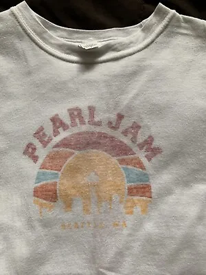 Buy Pearl Jam Eddie Vedder Ten Club Tour Shirt 2014 Womens Small • 72.27£