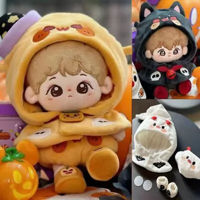 Buy With Hat Halloween Hoodies Plush Coat Outfits 20cm Cotton Dolls • 8.98£