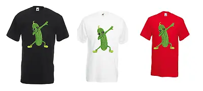 Buy Kids Adults Dab Dancing Glasses Pickle Crewneck T-shirt  Gift Top All Sizes • 6.49£