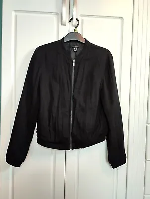 Buy Atmosphere Women's Short Zip Up Jacket, Black, Size UK 8/S, Pre-owned • 5£