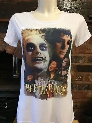 Buy Beetlejuice T-shirt - Mens & Women's Sizes S-XXL - Custom Horror Tim Burton 90s • 15.99£