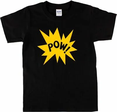 Buy Pow! T-Shirt - Retro 60's, 70's, Pop Art, Comic Book Style, Various Colours  • 18.99£