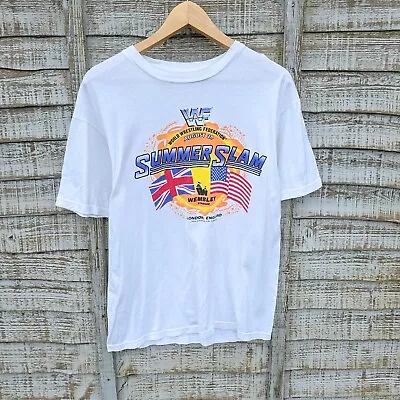 Buy Vintage 90s Summerslam WWF Wrestling Single Stitch T Shirt. 1992 Titansport • 124.99£