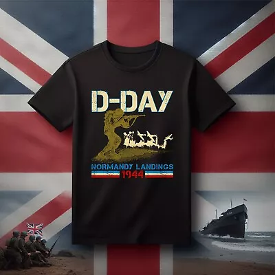 Buy D-Day Tshirt, Lest We Forget T Shirt, Remembrance Day T-shirt, UK Flag T-Shirt • 12.99£