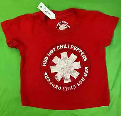 Buy Red Hot Chili Peppers Red Band T-Shirt Baby Toddler Infant 12 Months • 7.49£