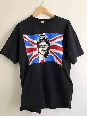 Buy Sex Pistols God Save The Queen Vintage 2002 Silver Jubilee T-Shirt Boys XL • 40£