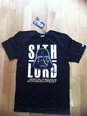 Buy Star Wars T-Shirt Sith Lord Darth Vader Black UK Seller • 7.96£