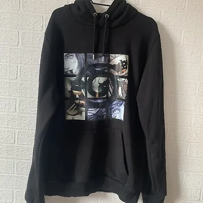 Buy Size Large Naruto Black Hoodie Jumper Anime Goth Gothic  • 10£