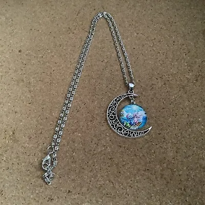 Buy Lilo & And Stitch Necklace  Pendant Charm Jewellery Necklace - 🎁 • 3£