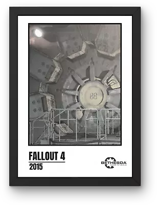 Buy Fallout 4 Vault 88 Door, A3, A4, A5 Print Poster, Vault Tec, Bethesda Game Merch • 8£