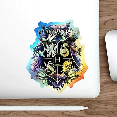 Buy Hogwarts Holographic Die-cut Stickers, Harry Potter Merch • 12.61£