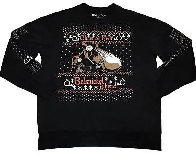 Buy The Office Cheer Or Fear Belsnickel Is Here Hot Topic Christmas Sweatshirt SZ L • 35.90£