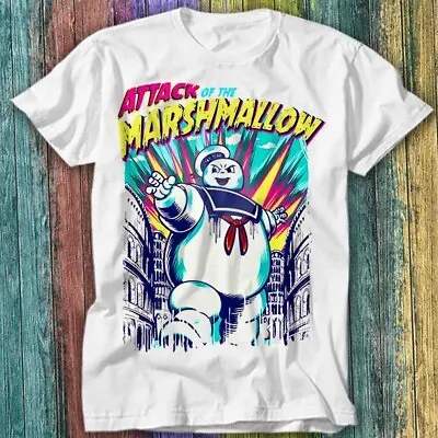 Buy Stay Puft Ghostbusters Attack Of The Marshmallow T Shirt Top Tee 385 • 6.70£