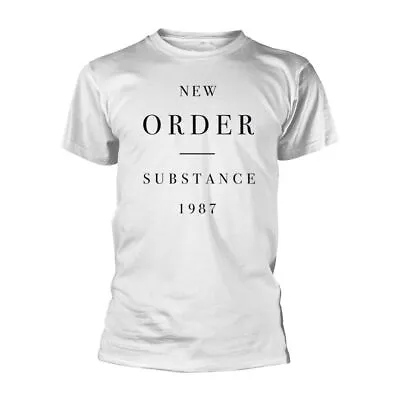Buy Officially Licensed New Order Substance Mens White T Shirt New Order Classic Tee • 14.50£