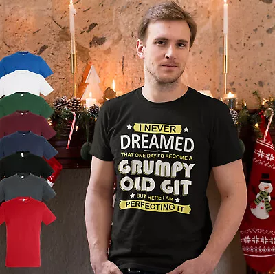 Buy Grumpy Old Git Inspired Mans T Shirt Gift Birthday Funny Present • 10.99£