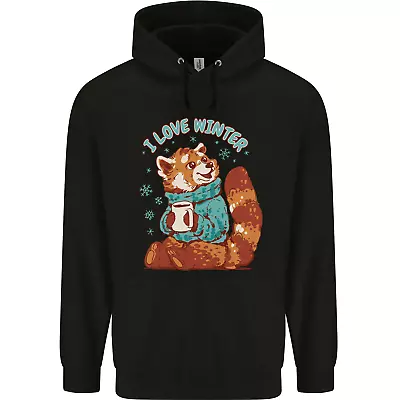Buy Red Panda Bear I Love Winter Childrens Kids Hoodie • 17.99£