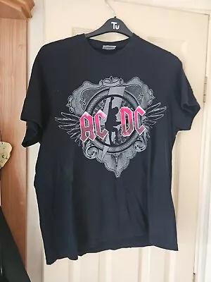 Buy Ac/dc Black Ice Tour Tshirt Size  Large • 14£