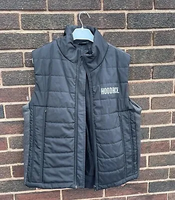 Buy Hoodrich Gilet Men’s Medium Black Body Warmer Streetwear Padded Gangster Warm • 44.44£