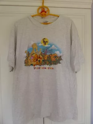 Buy Disney Women's Winnie The Pooh Embroidered Motif T Shirt Large • 10£