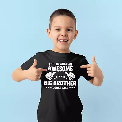 Buy Big Brother Kids T-Shirt Boys This Is What An Awesome Brother Looks Like • 9.99£