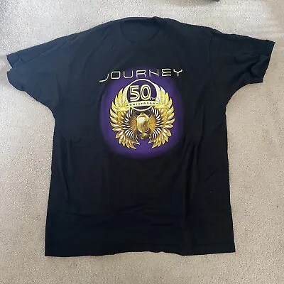 Buy Journey 50th Anniversary Tour T Shirt — Adult Large NEVER WORN — 2023 With Toto • 42.26£