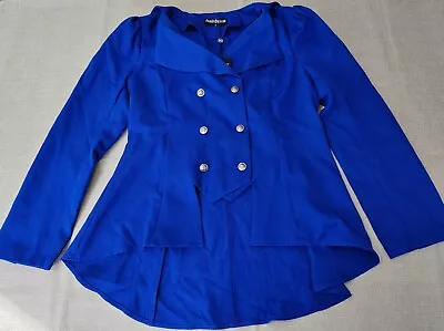Buy SCARLET DARKNESS Military Style Jacket Retro Coat Women L Vintage Double Breast • 20£