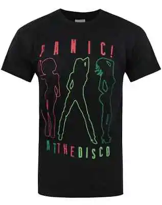Buy Panic! At The Disco Three Ladies Official Unisex Men's Black T-Shirt X-LARGE • 16.95£