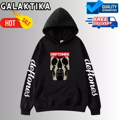 Buy Deftones Skull Rock Band Hoodie | Deftones Heavy Mental Sweatshirt Unisex Hoodie • 17.99£