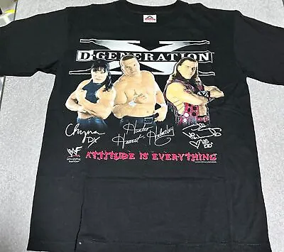 Buy Vintage 1998 WWF D Generation X Attitude Initial Member T Shirt Beautiful JAPAN • 88.19£