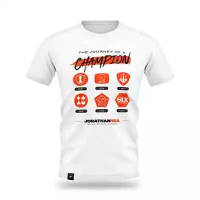 Buy Official Jonathan Rea  Journey Of A Champion  White T-Shirt   - SBK23RIMTE001WHS • 29.99£