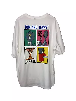 Buy Tom & Jerry Hanna-Barbera X SHEIN Graphic Print T-shirt New With Tags 2XL • 12.99£
