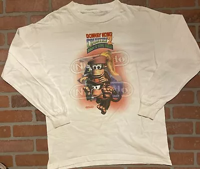 Buy Vintage 90s Donkey Kong Country 2 Nintendo T Shirt • 236.24£