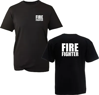 Buy Firefighter T-Shirt Fireman Fire Fighter Officer Uniform Workwear Unisex Top • 12.99£