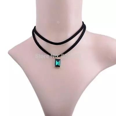 Buy Velvet Choker Charm Necklace Gothic Crystal Boho Jewellery Summer Festival A199 • 5.95£