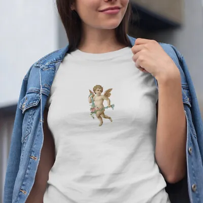 Buy Cute Cherub T Shirt Cute Angels Printed Onto This T-Shirt - Cupid • 9.95£
