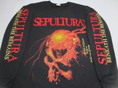 Buy SEPULTURA Beneath The Remains  LONG SLEEVE LARGE SARCOFAGO • 27.60£
