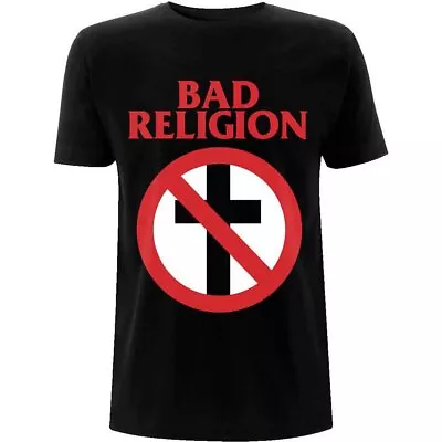 Buy Bad Religion - Classic Buster Cross Unisex Black T-Shirt Large - Lar - H777z • 14.93£
