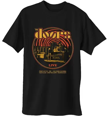 Buy The Doors Live 68 Retro Circle Black T-Shirt NEW OFFICIAL • 14.89£