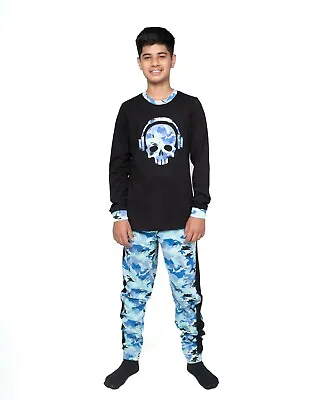 Buy Kids Unisex Boys Girls Camo Game Control Printed Summer Cotton PJ Sets Pyjamas • 8.99£