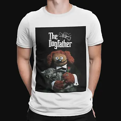 Buy The Dogfather T-Shirt - Animal Retro Drummer Cartoon Piggy Muppets Godfather • 8.39£