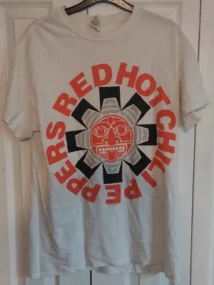 Buy Red Hot Chilli Peppers T Shirt Logo Rock Band Merch Tee Size Medium RHCP • 14.50£