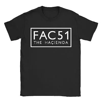 Buy FAC51 Mens T-Shirt - Factory Records Hacienda Stone Roses Happy Mondays • 9.49£