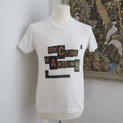 Buy Dr Martens Retro Vintage White T Shirt 'Scooter' Print Size S • 15£