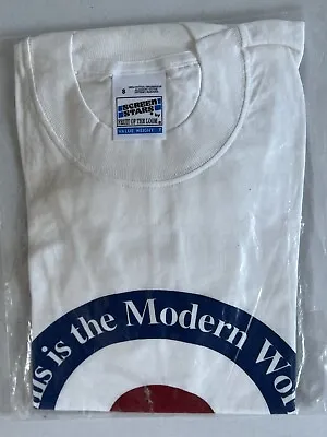 Buy Vintage 00s THE JAM ‘www.thejam.org’ T Shirt  Size S WHITE SEALED Mod Weller • 12.50£