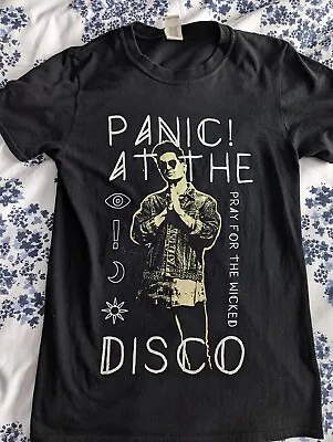 Buy PANIC AT THE DISCO Pray For The Wicked Tour Shirt Mens T Shirt Size S • 10£