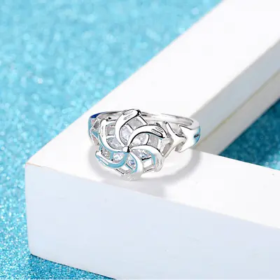 Buy Lord Of The Rings Galadriel Nenya Ring Women Jewelry Ring Of Water Multi-size • 16.20£